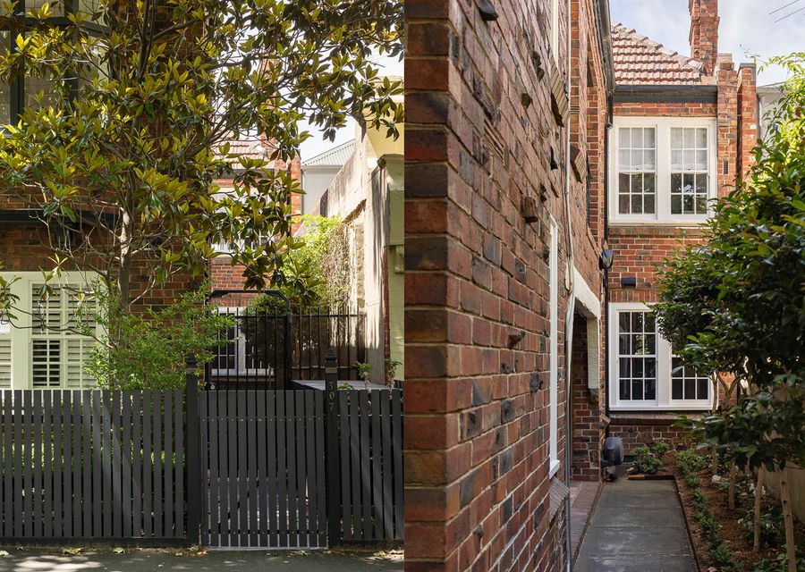 Front of the building