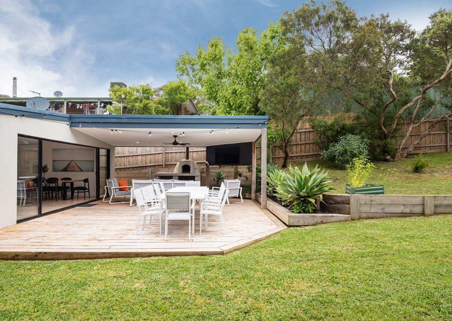 Loads of space in the backyard to entertain