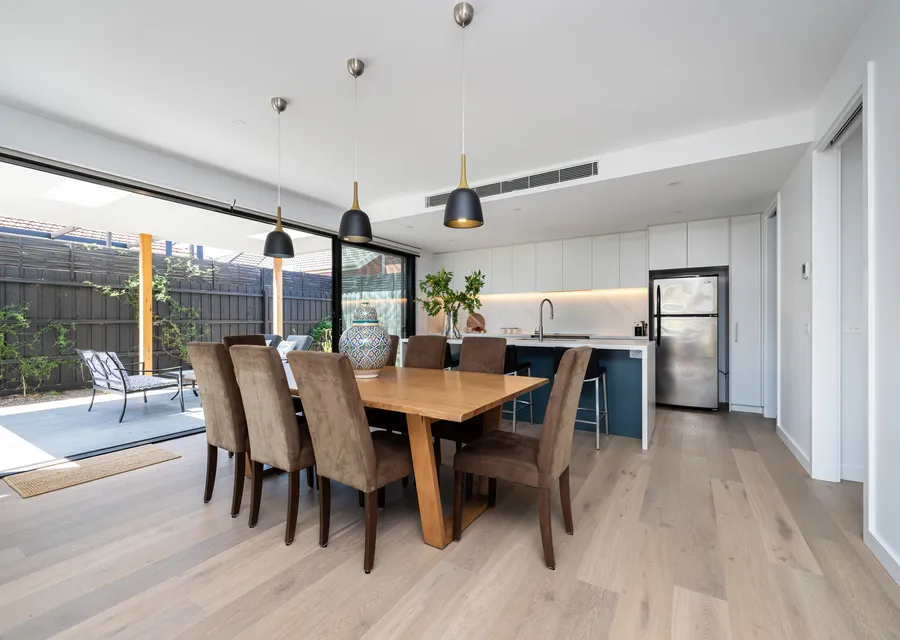 Spacious open plan kitchen