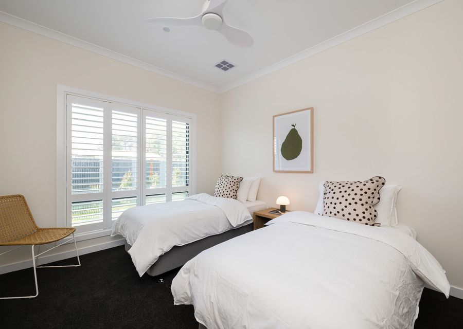 Bedroom three with two single beds 