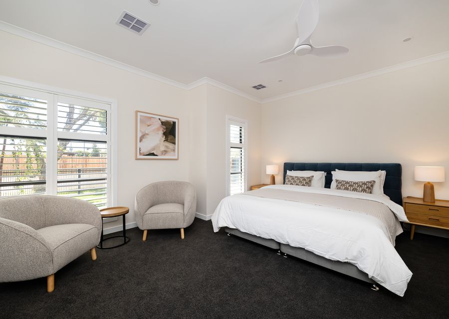 Spacious master bedroom  with king bed 