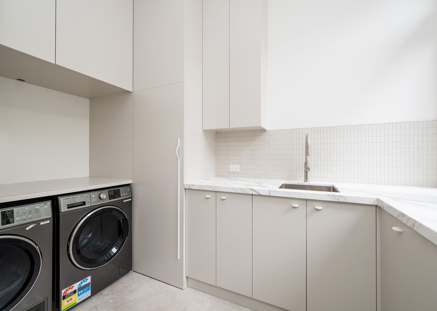 Laundry with washing machine and dryer