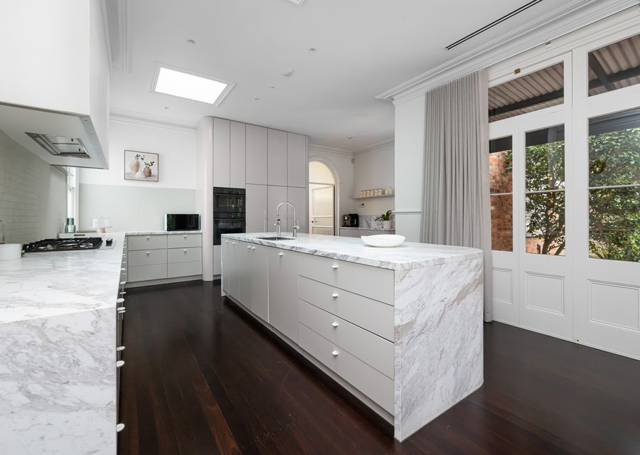 Large open plan kitchen
