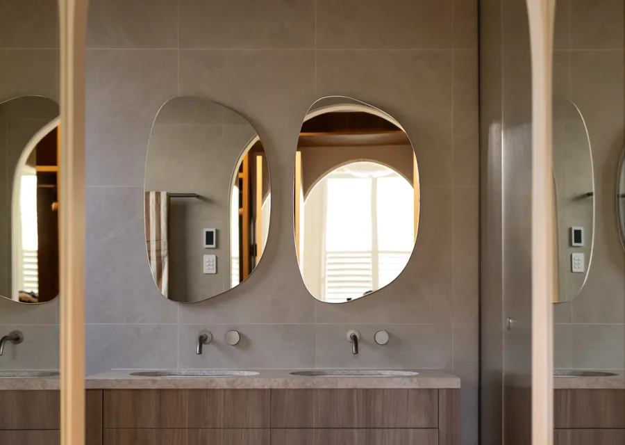 Double vanity in the master ensuite 