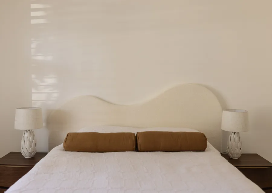 Master bedroom with king bed and stunning ensuite with double shower and vanity 