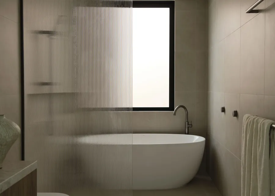 Family bathroom with bath, shower and toilet 