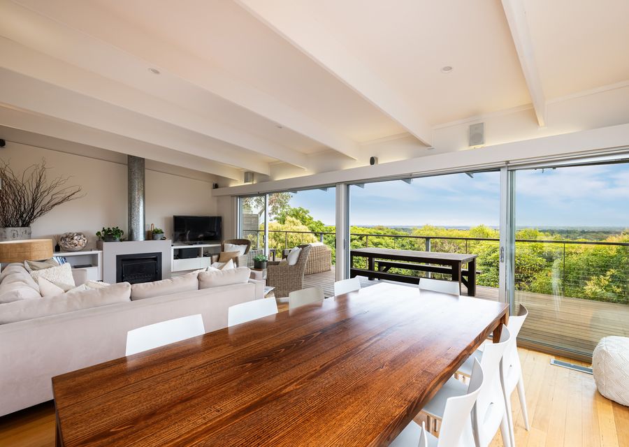 Amazing views from the lounge area, and there is also an alfresco dining area