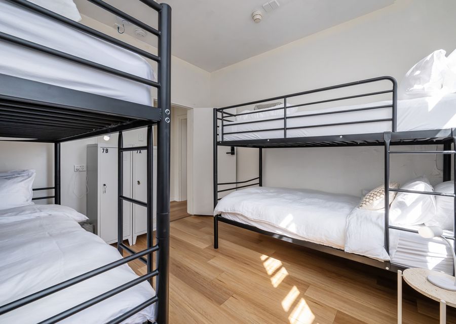 Bedroom seven with two king single bunks