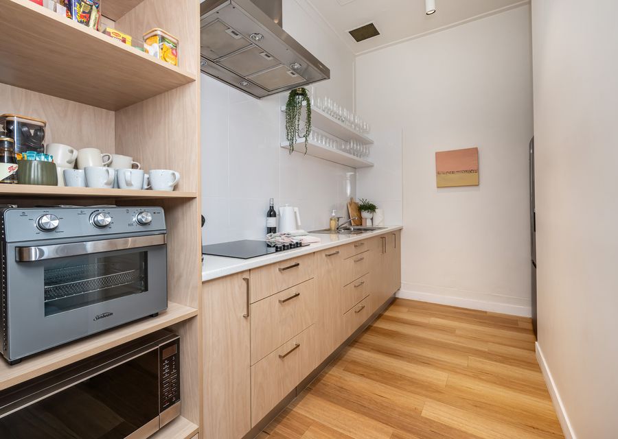 Kitchenette - There is a small bench top oven