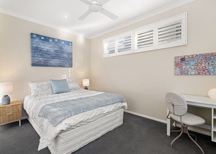 Queen bedroom and a study