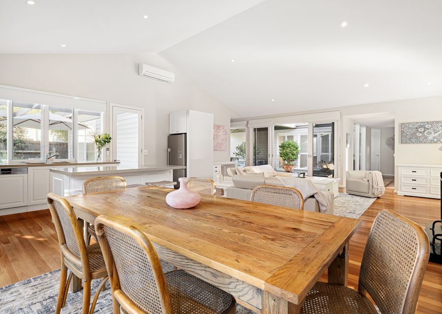 Dining area near the kitchen