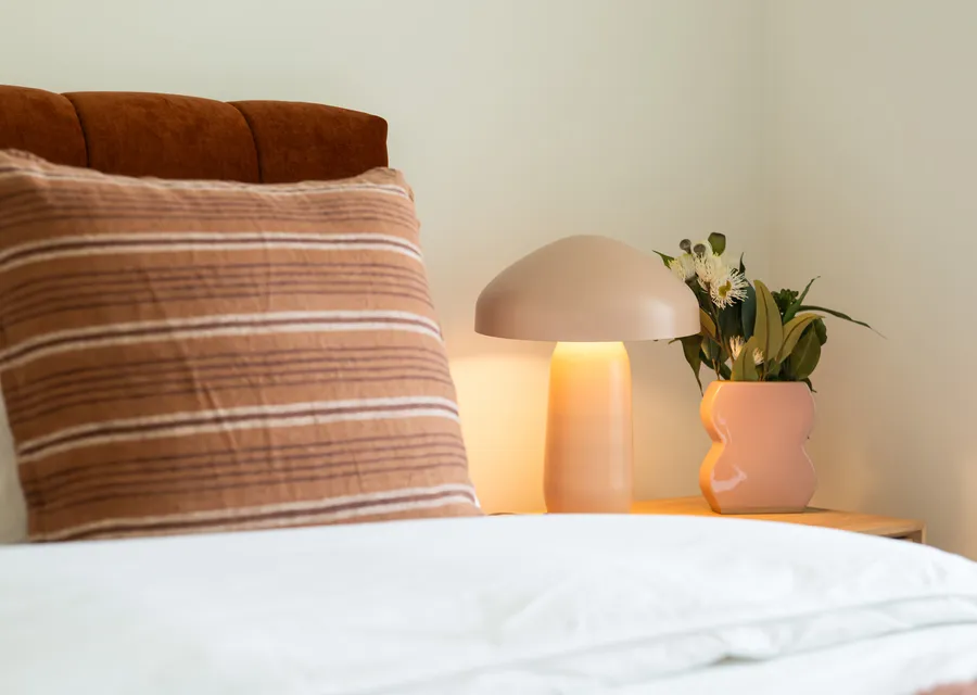 Bedroom 3: Queen Bed + Desk (upstairs)