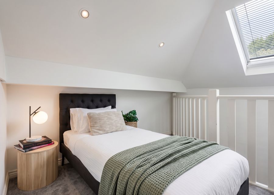 Bedroom three with single bed