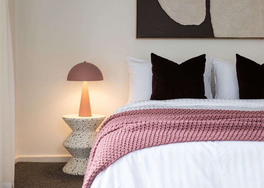 Enjoy a relaxing night's sleep in this well-appointed bedroom.