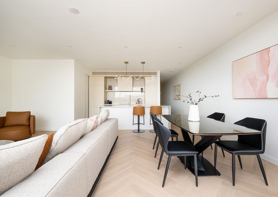 Lounge Dining and Kitchen