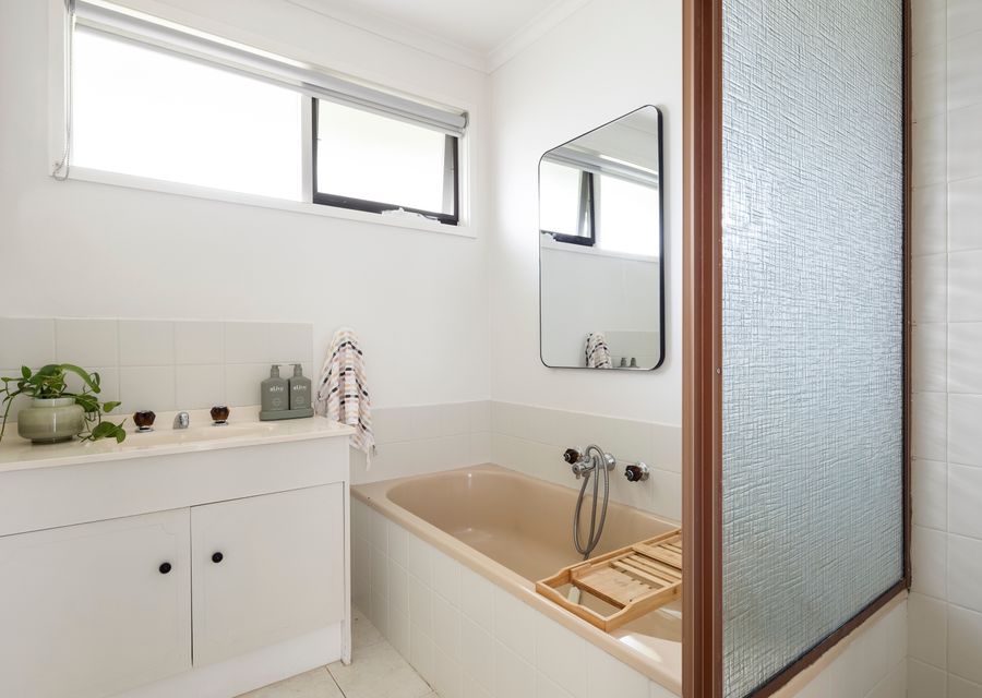 Bathroom with separate bath 