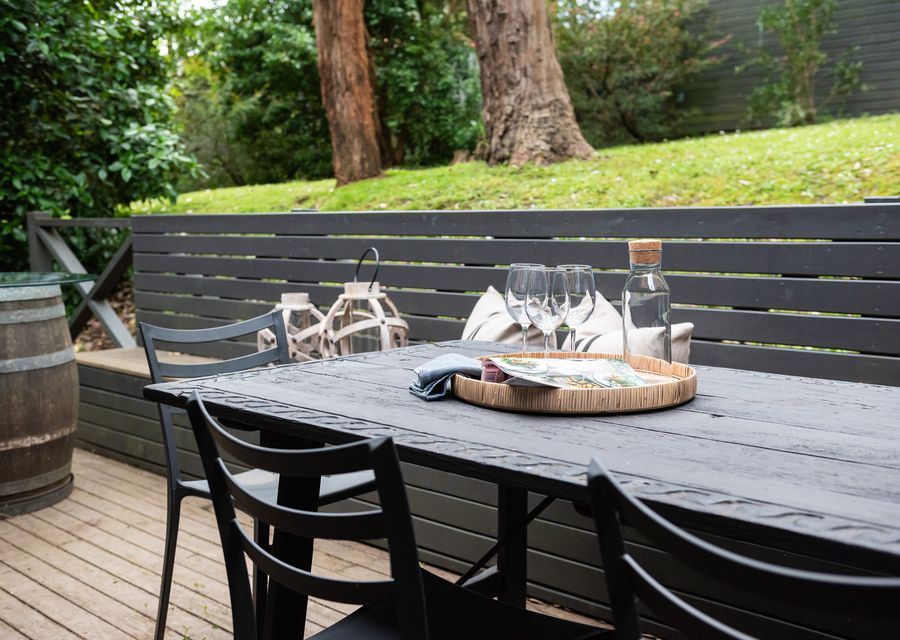 Alfresco dining area