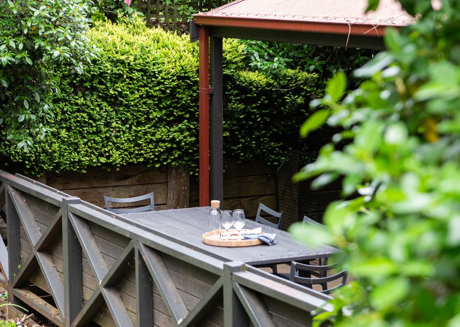 Dining amongst the trees