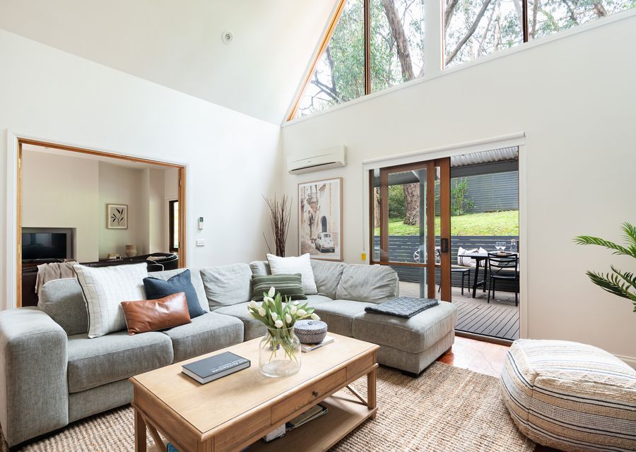 Lounge area through to deck