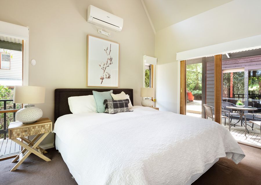 Queen Bedroom through to deck