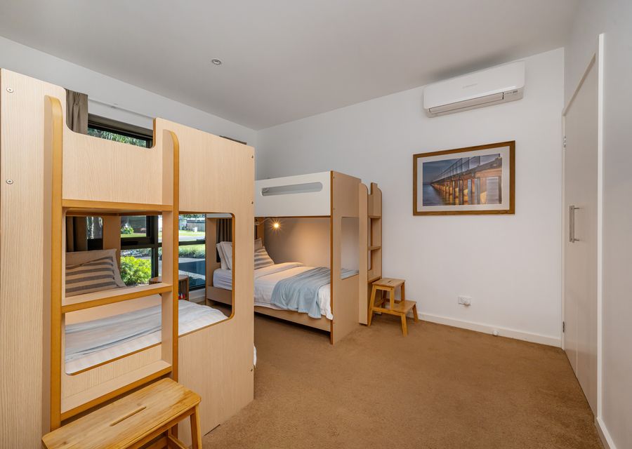 Third bedroom with two single bunks 
