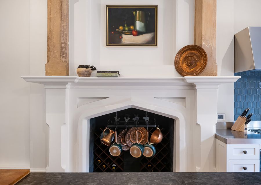 Kitchen Fireplace Detail