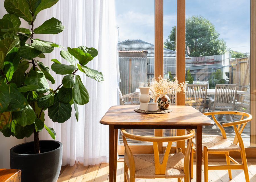 Small seating area for coffee or dining