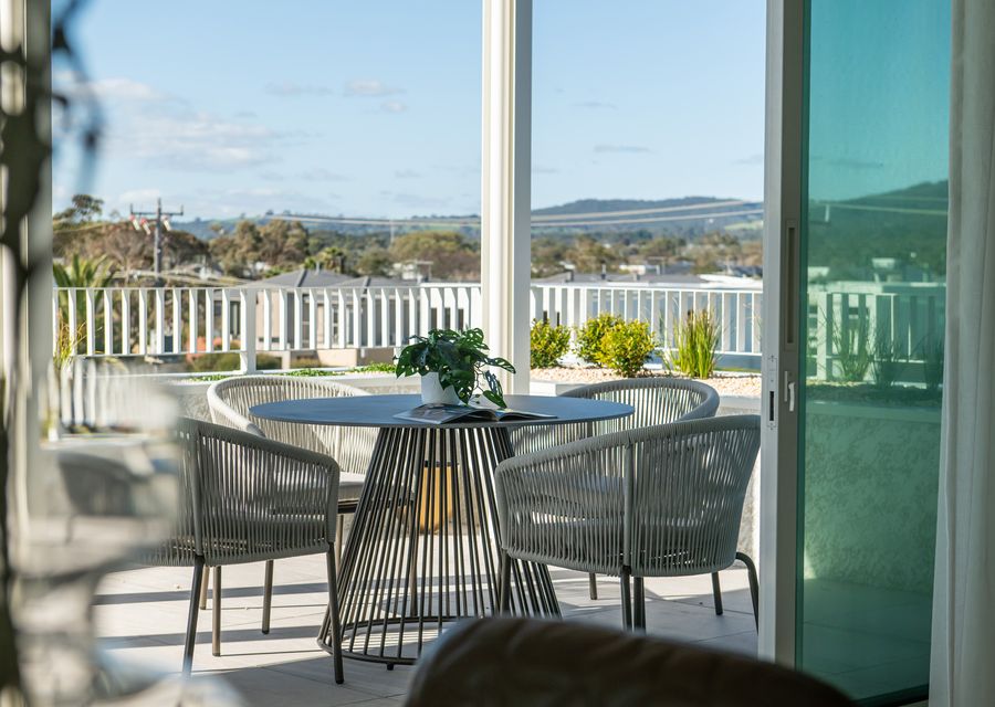 Balcony with outdoor seating area