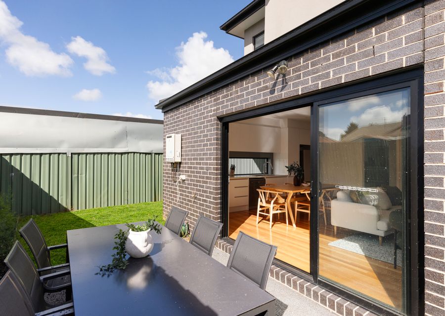 Outdoor dining area