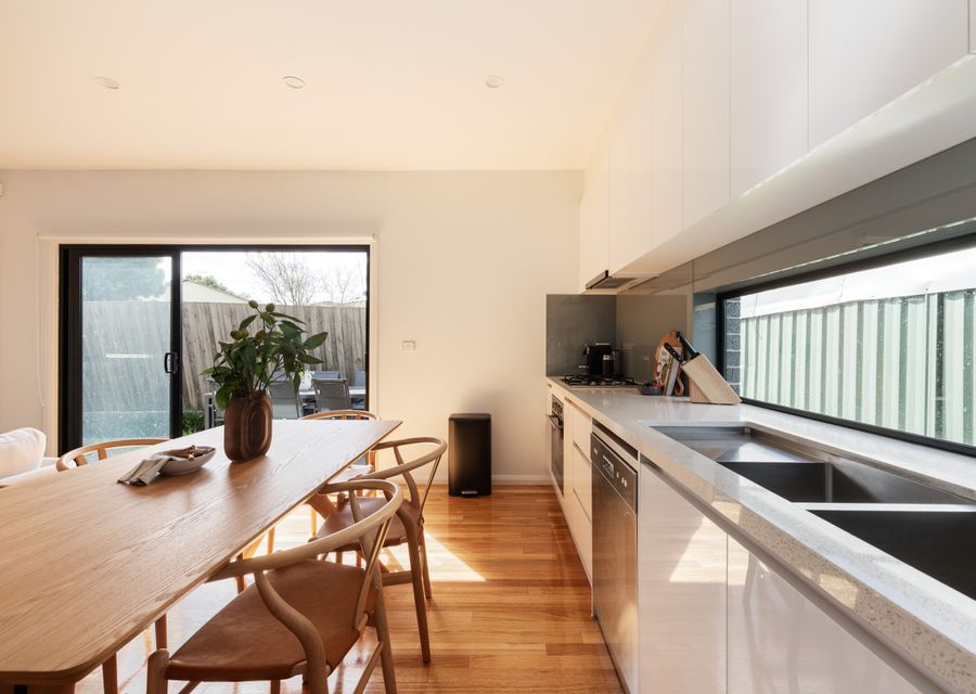 Kitchen and dining area