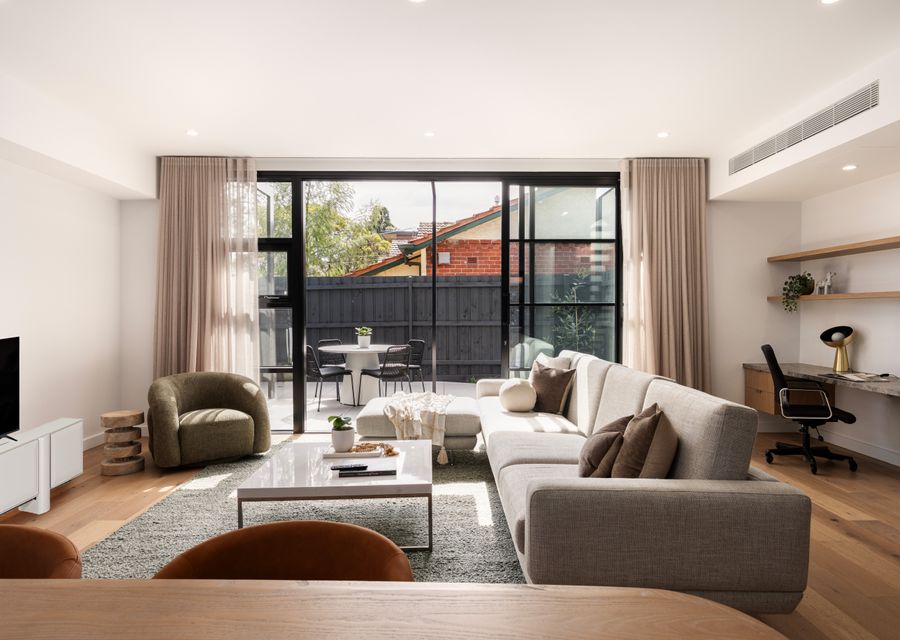 Living area with outdoor access