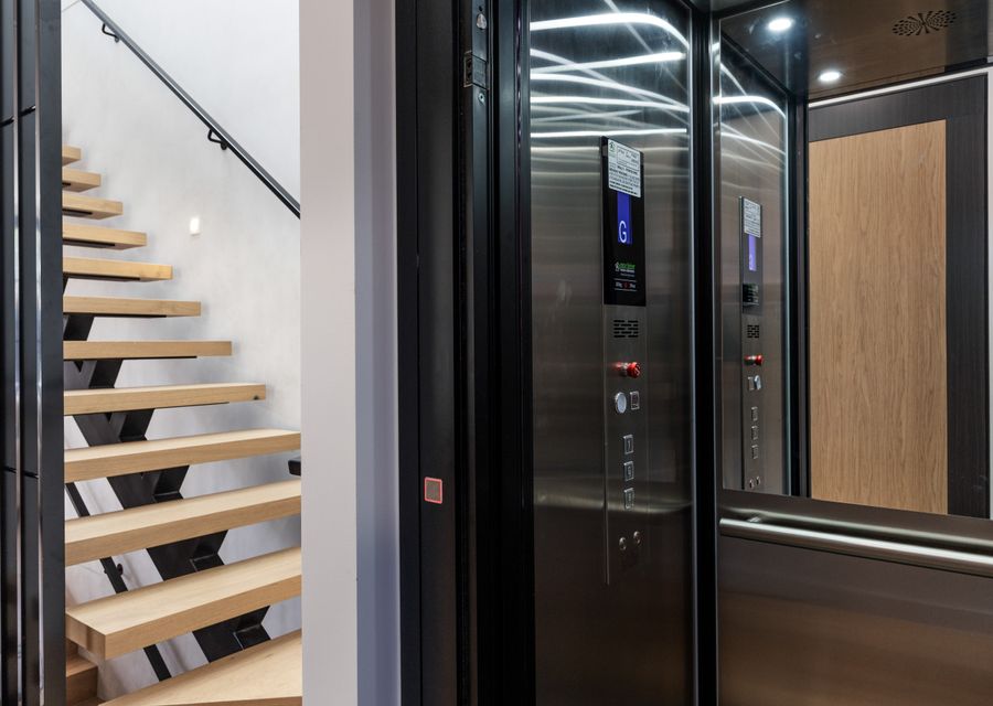 Staircase and lift access