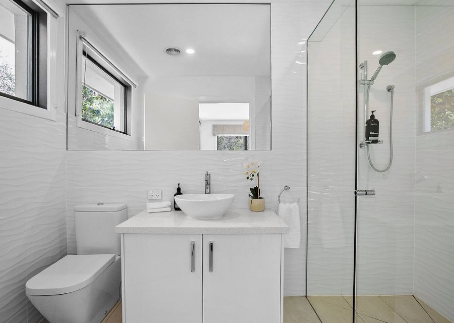 Experience the luxury and comfort of our bathroom.