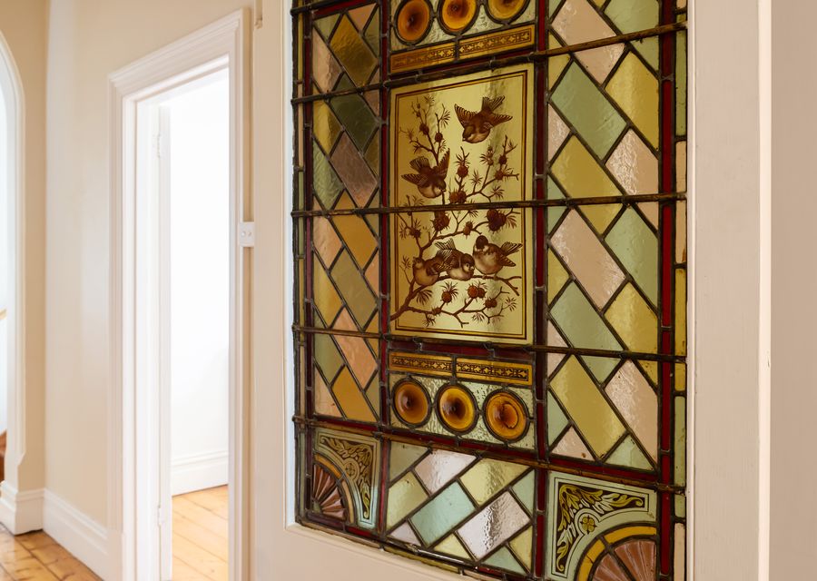 Beautiful stained-glass feature