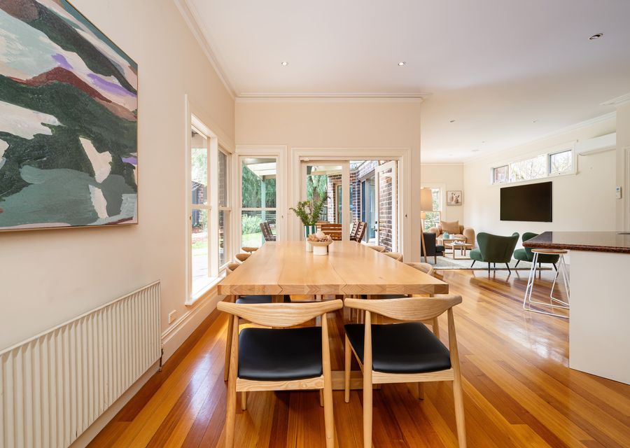 Spacious dining area