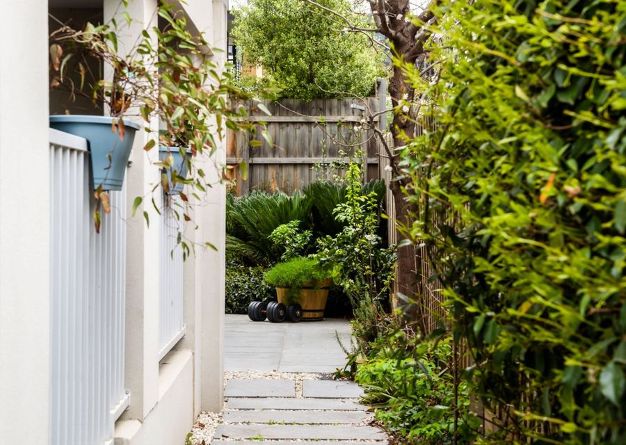 Private path to the property entrance