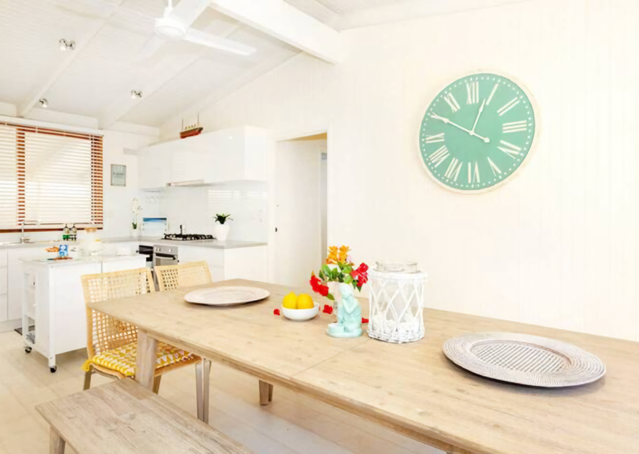 Wooden dining table 
