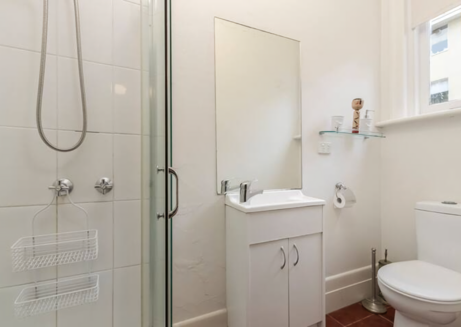 Ensuite bathroom with shower