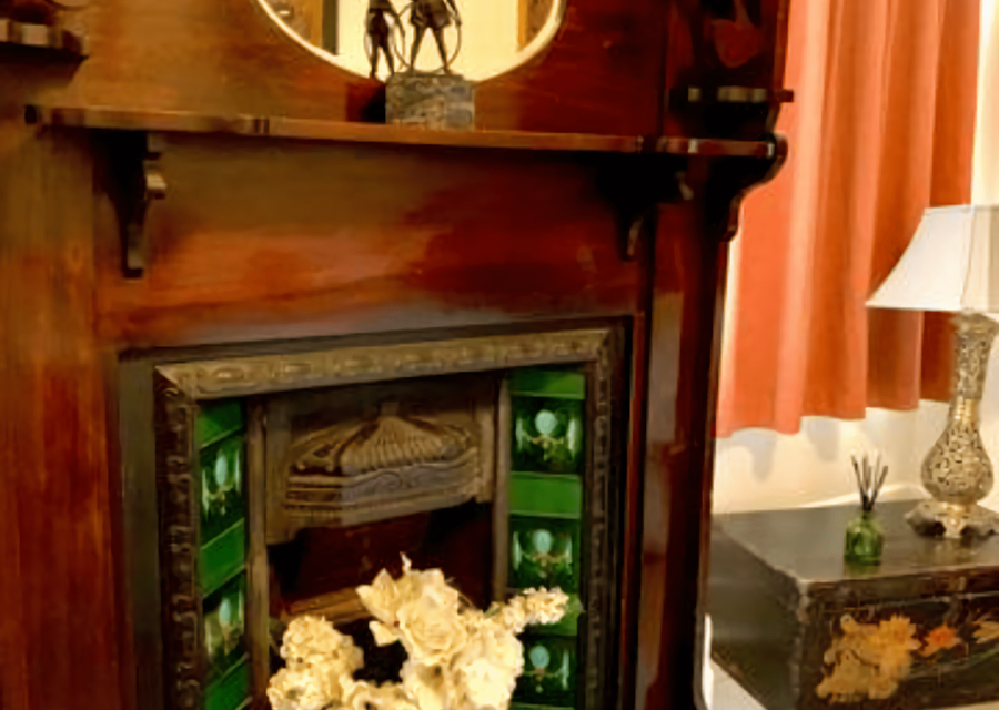 Ornamental fireplace