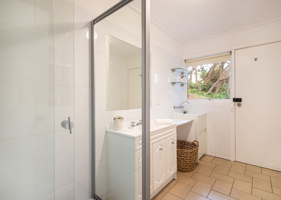 Bathroom two with laundry 