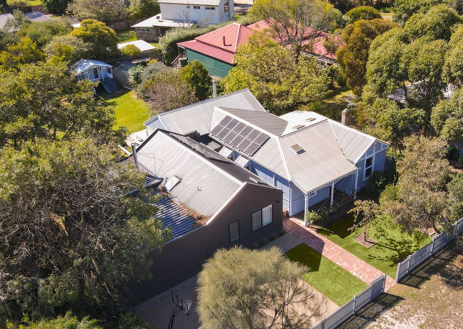 Aerial view of property