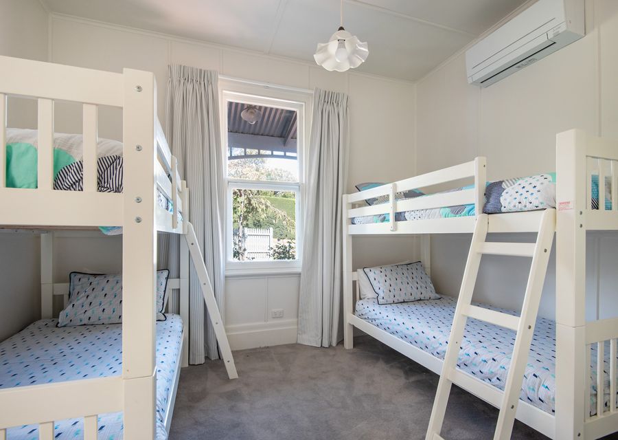 Bedroom 4 with two single bunks (air conditioning)