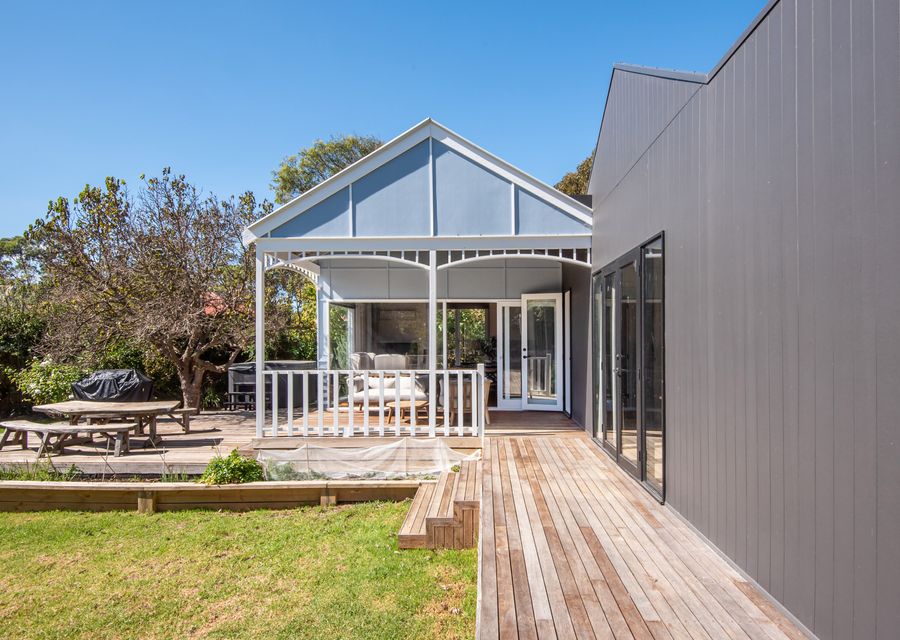Stunning outdoor area with hot tub spa