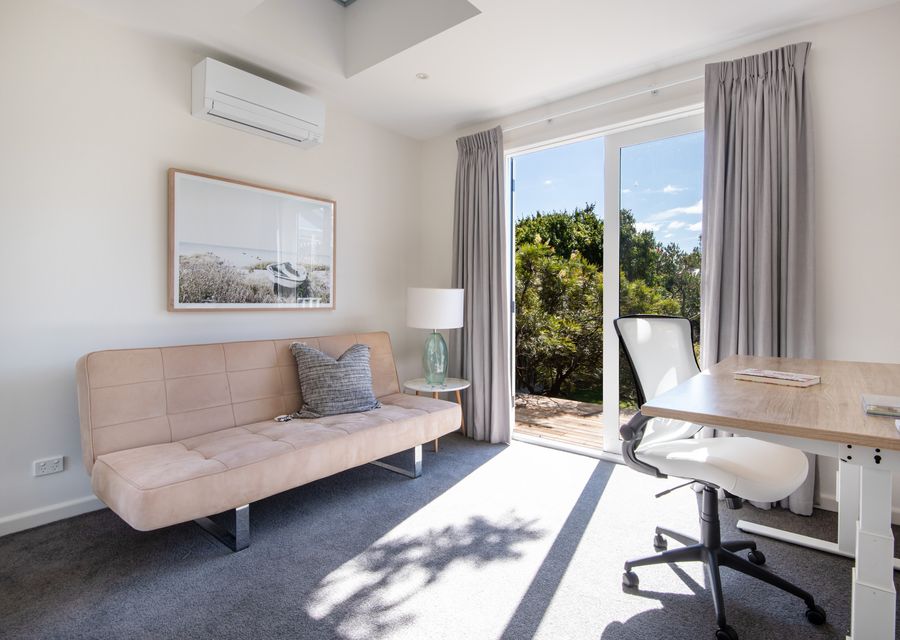 Bedroom five/office: Fold out single sofa bed. 