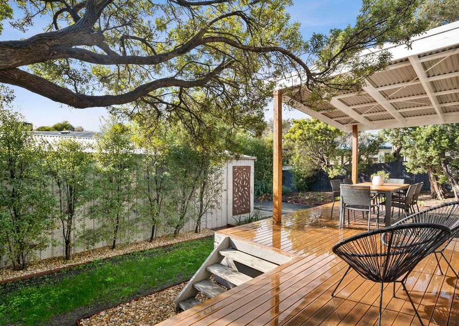 LOVELY OUTDOOR AREA WITH BBQ - DECK HAS NEW RAILING 