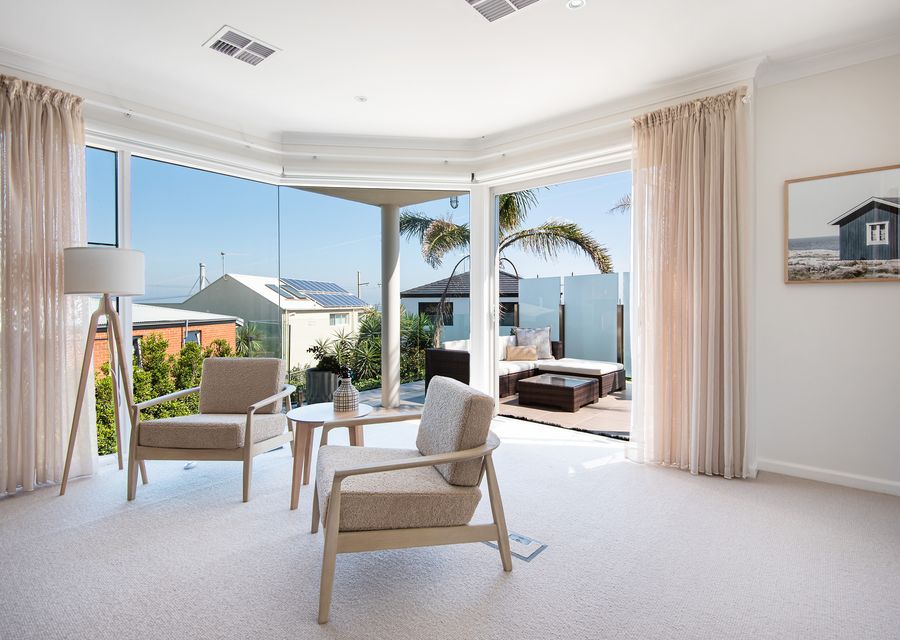 Upstairs reading and relax space