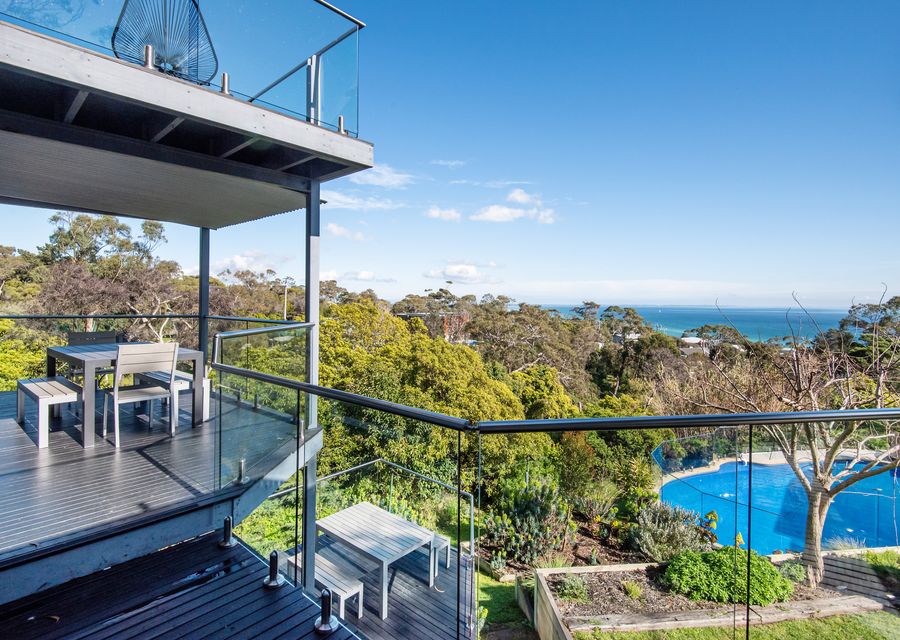 Balcony view of Pool and vistas