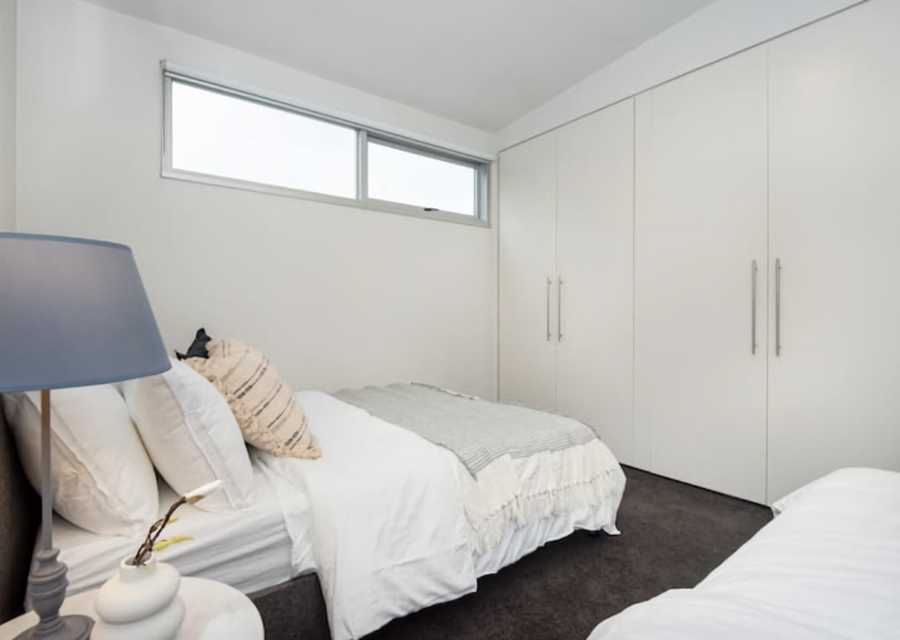 Bedroom 2 with 1 double and 1 king single beds