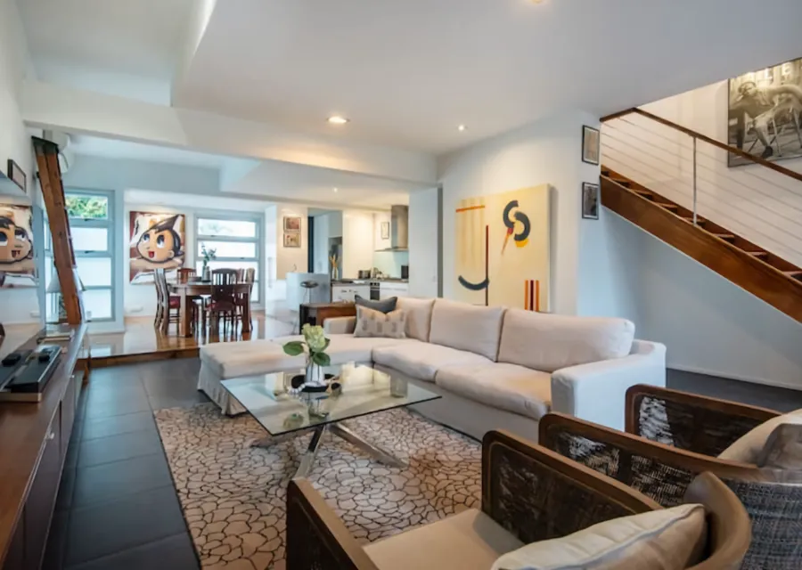 Spacious open plan living