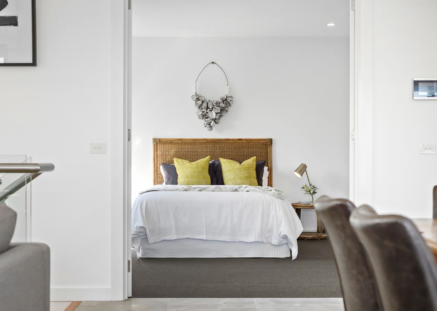 Upstairs master bedroom with ensuite bathroom